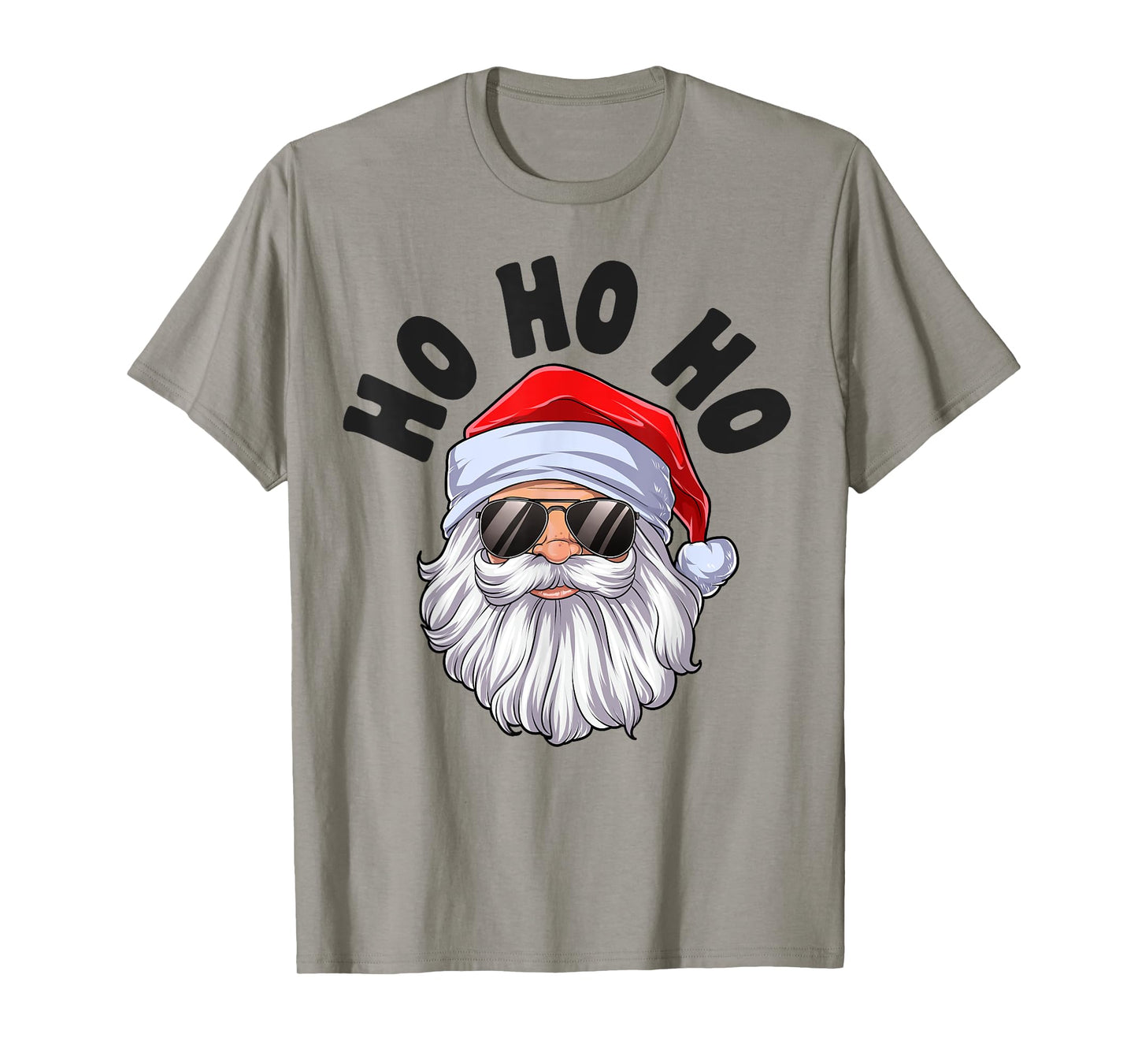 Ho Ho Ho Christmas Santa Funny Xmas Boys Girls Sunglasses T-Shirt