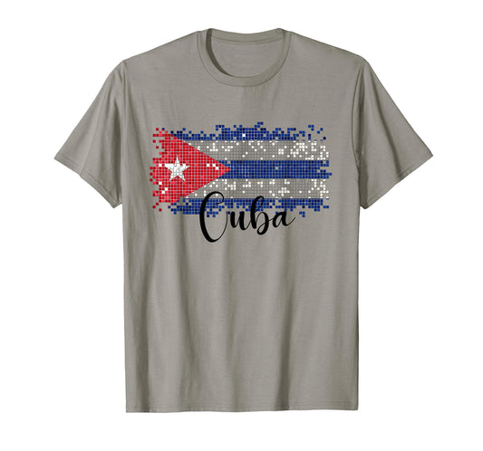 Cuba Flag Tshirt, Cuban maps, Cuba Tshirts for Women and Men T-Shirt
