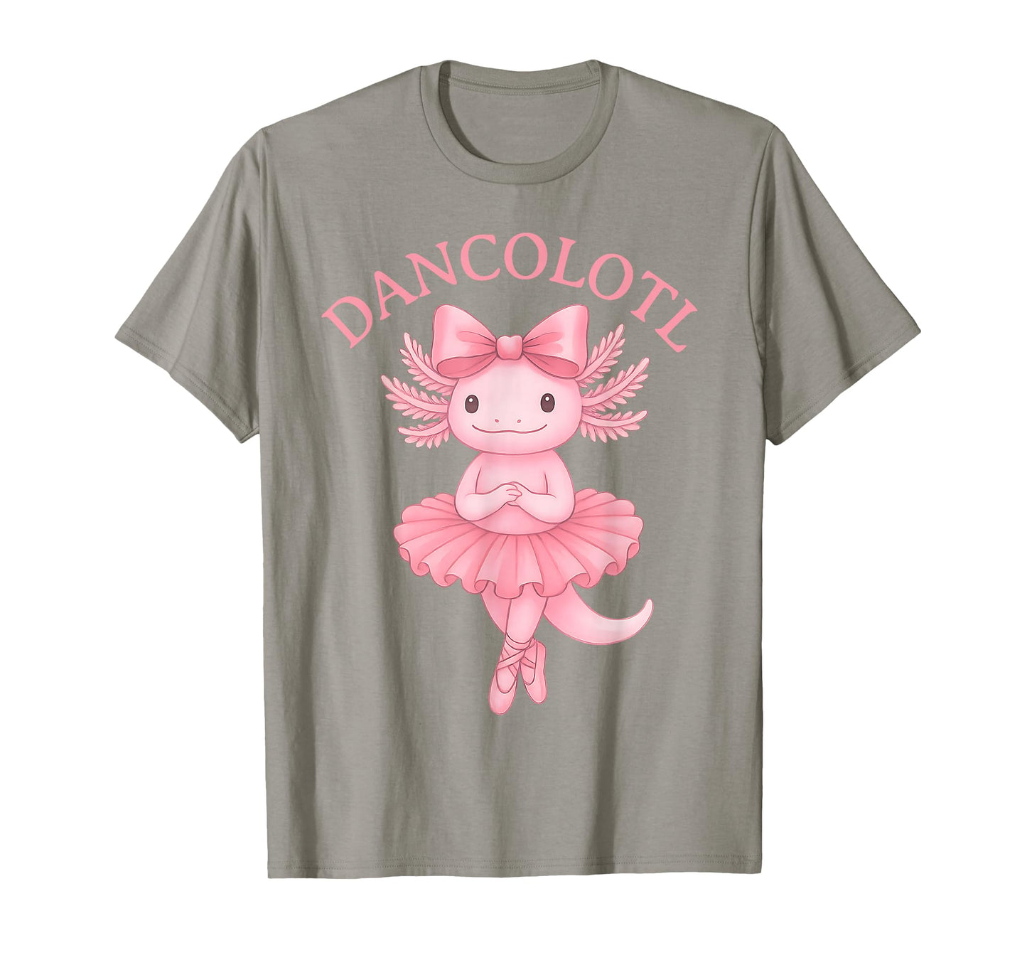 Ballerina Axolotl Coquette Bow Dancolotl Girls Ballet Dance T-Shirt