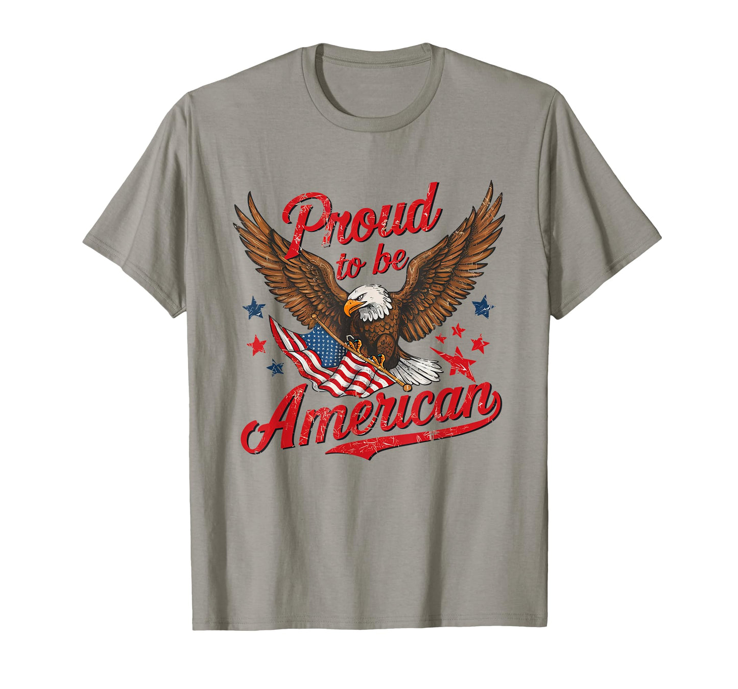 Retro Proud To Be An American 4th Of July Toddler Kids T-Shirt