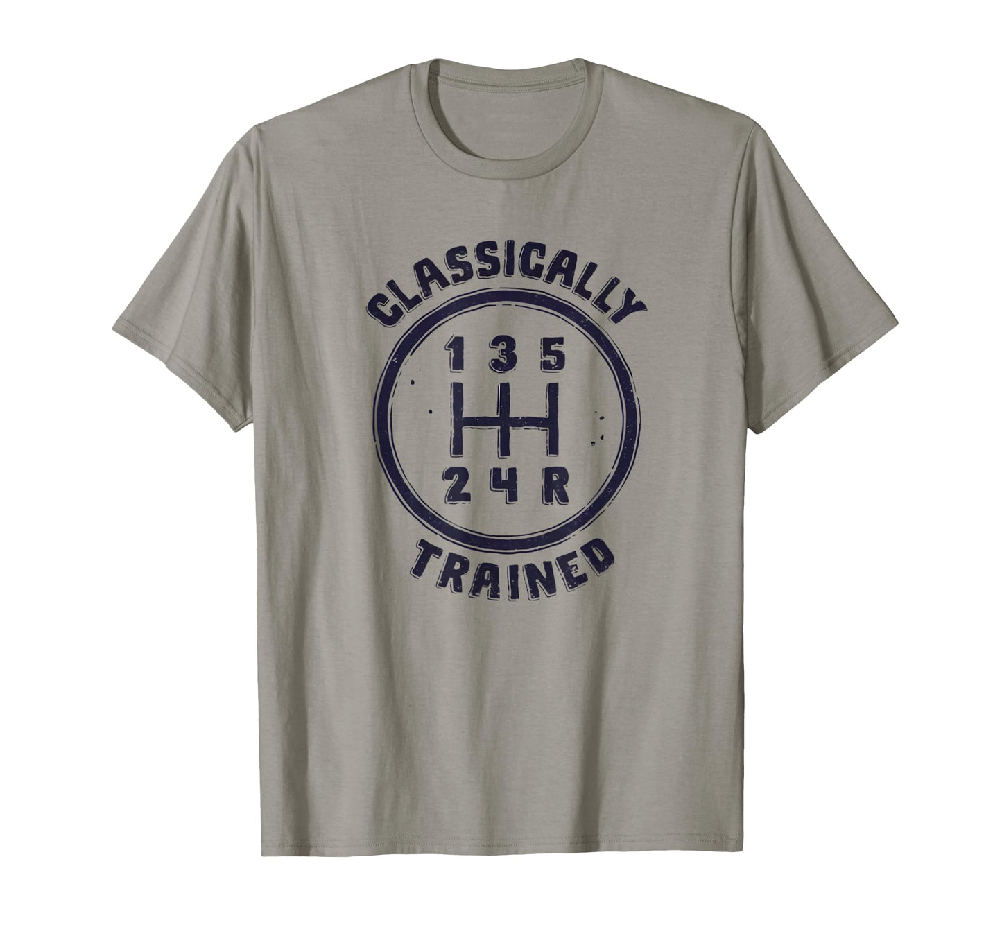 Cool Tees Classically Trained Funny Manual Driver Driving T-Shirt