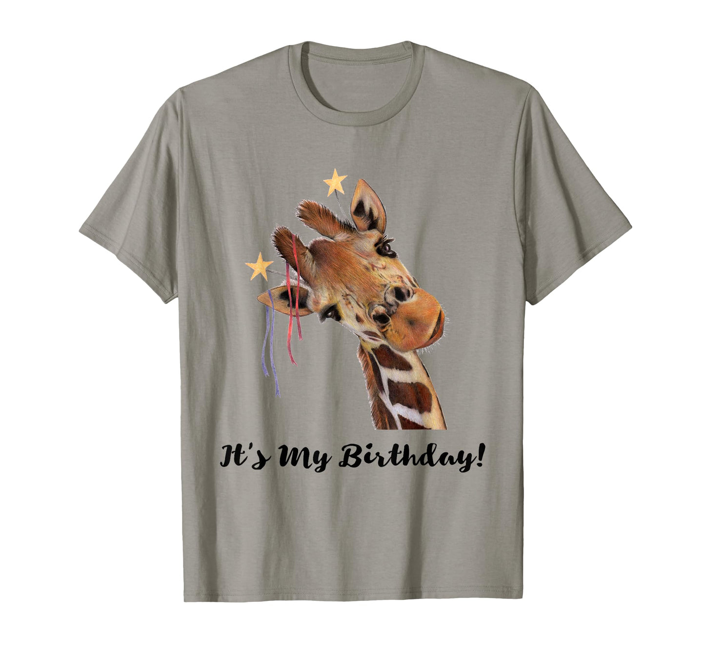 It's My Birthday Good Time Giraffe Party Animal T-Shirt T-Shirt