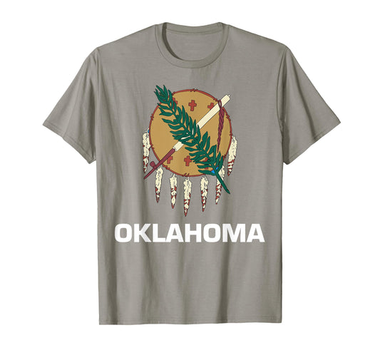 Oklahoma OK state Flag USA T Shirt T-Shirt