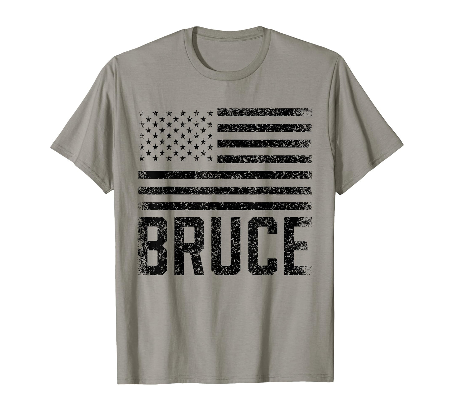 Bruce Birthday Forename Name Personalized USA T-Shirt