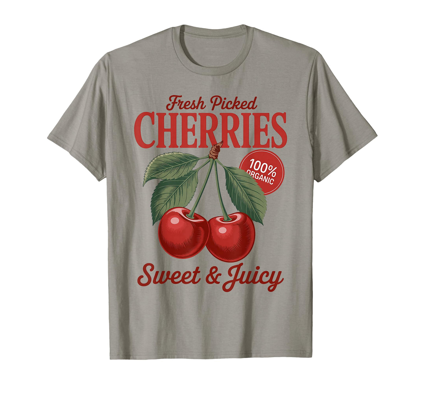 Cherry Farmer's Market Fresh Picked Cherries Cherry Lover T-Shirt