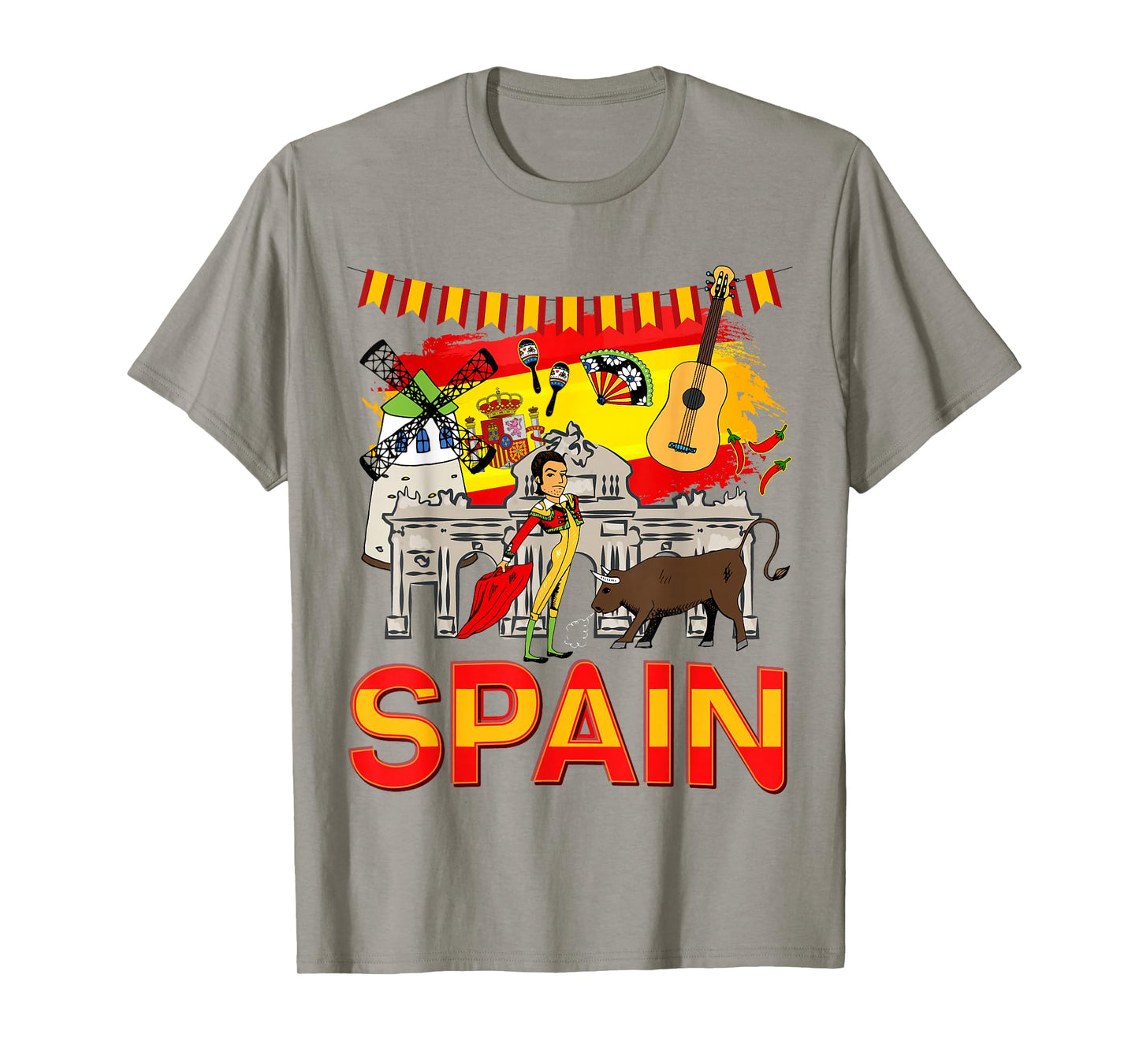 Spanish Flag Idea for Kids & Spanish Memorabilia Spain T-Shirt