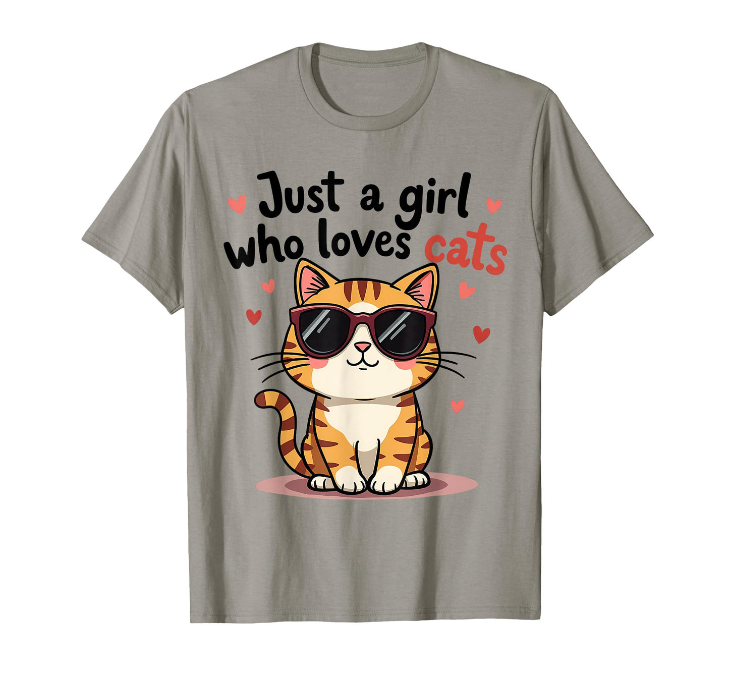 Cats Just A Girl Who Loves Cats T-Shirt