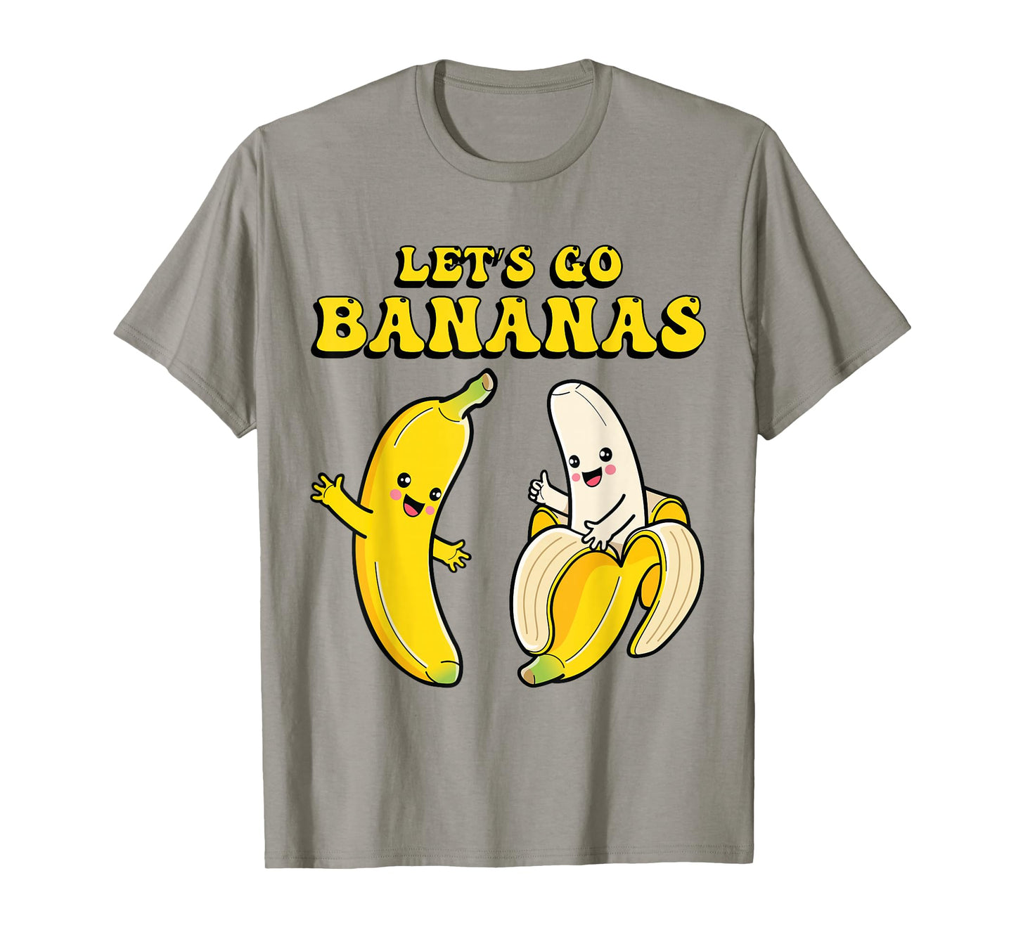 Kids Banana Funny Costume Let's Go Bananas Cute Boys Girls T-Shirt