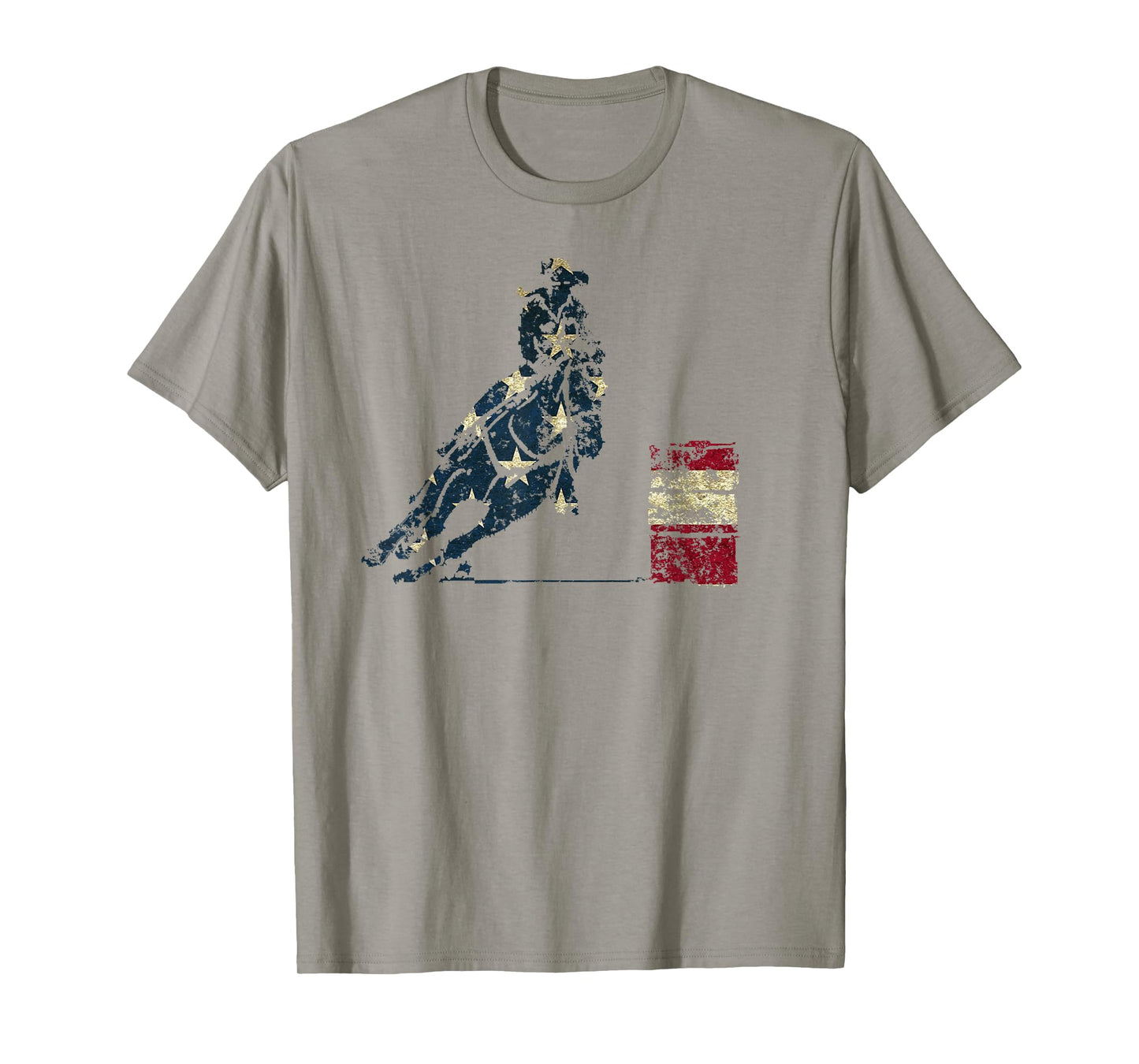 Barrel Racing: Gifts for Horse Lovers Distressed T-Shirt T-Shirt