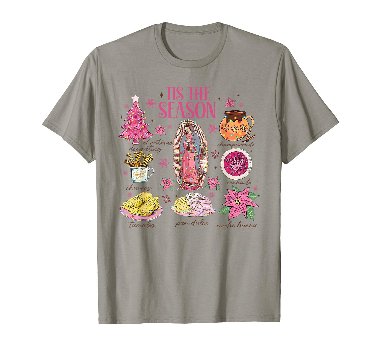 Coquette Tis The Season Mexican Christmas Spanish Donkey T-Shirt