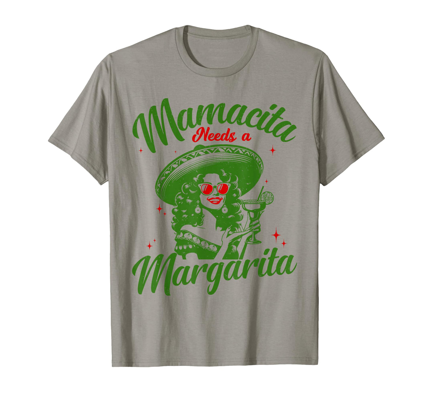 Mamacita Needs A Margarita Cinco de Mayo Funny Womens T-Shirt