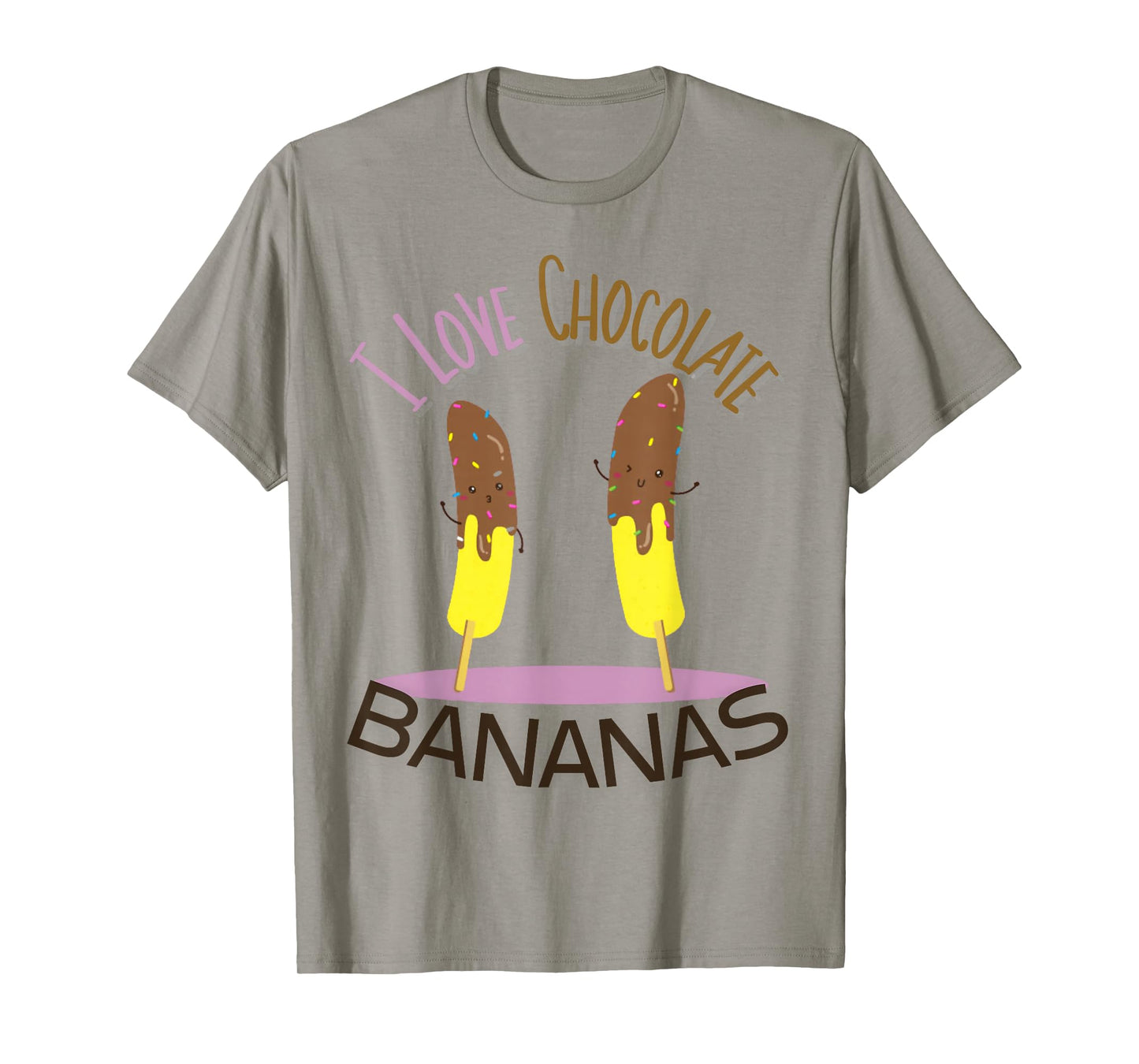 I Love Chocolate Bananas T-Shirt