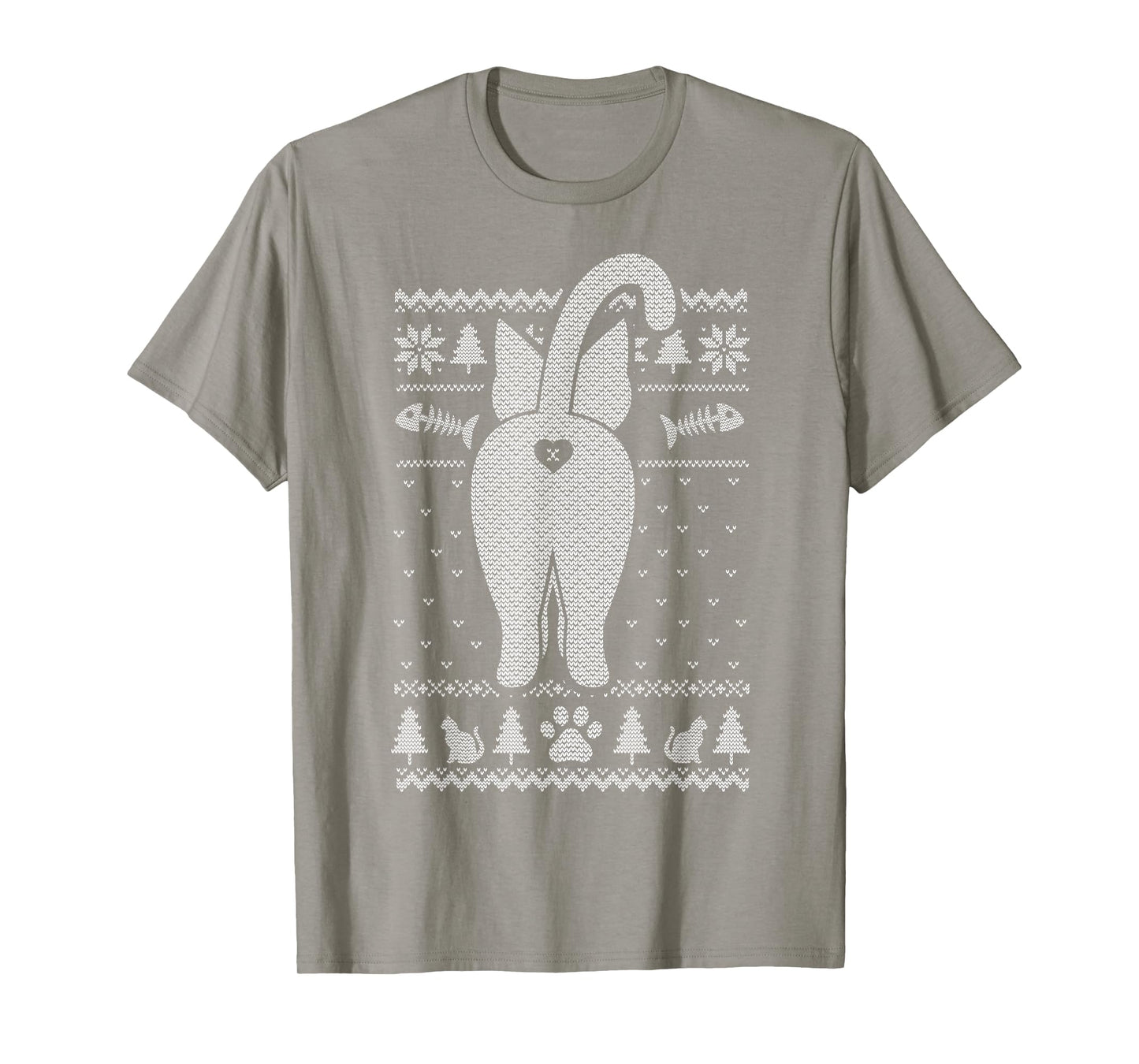 Family Matching Christmas Pajama Funny Cat Ugly Christmas Men Women T-Shirt