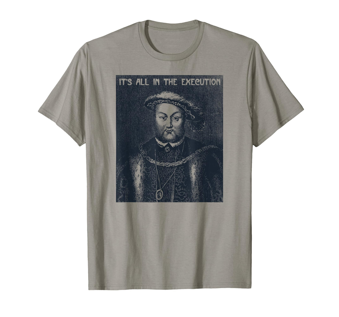 Retro King of England Funny Henry VIII Art-Meme T-Shirt