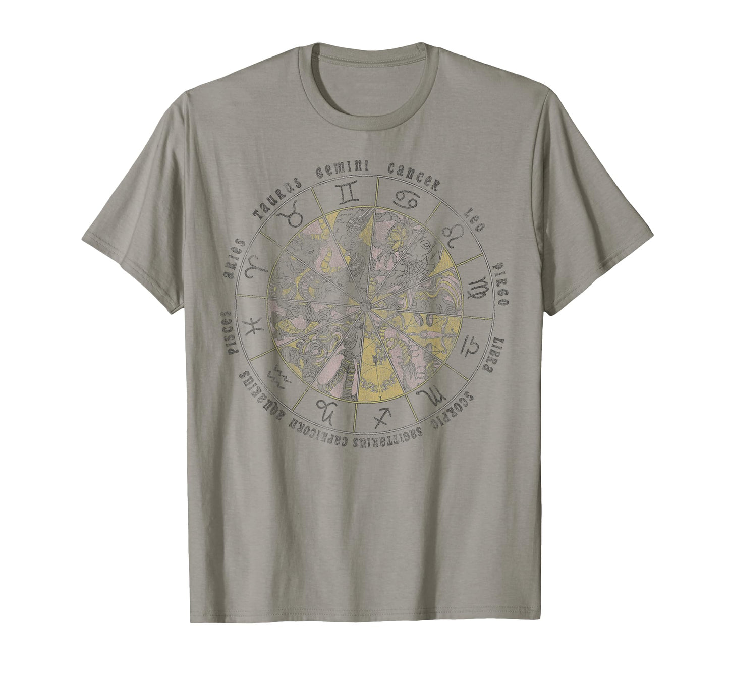 Signs of the Zodiac Circle Chart T-Shirt