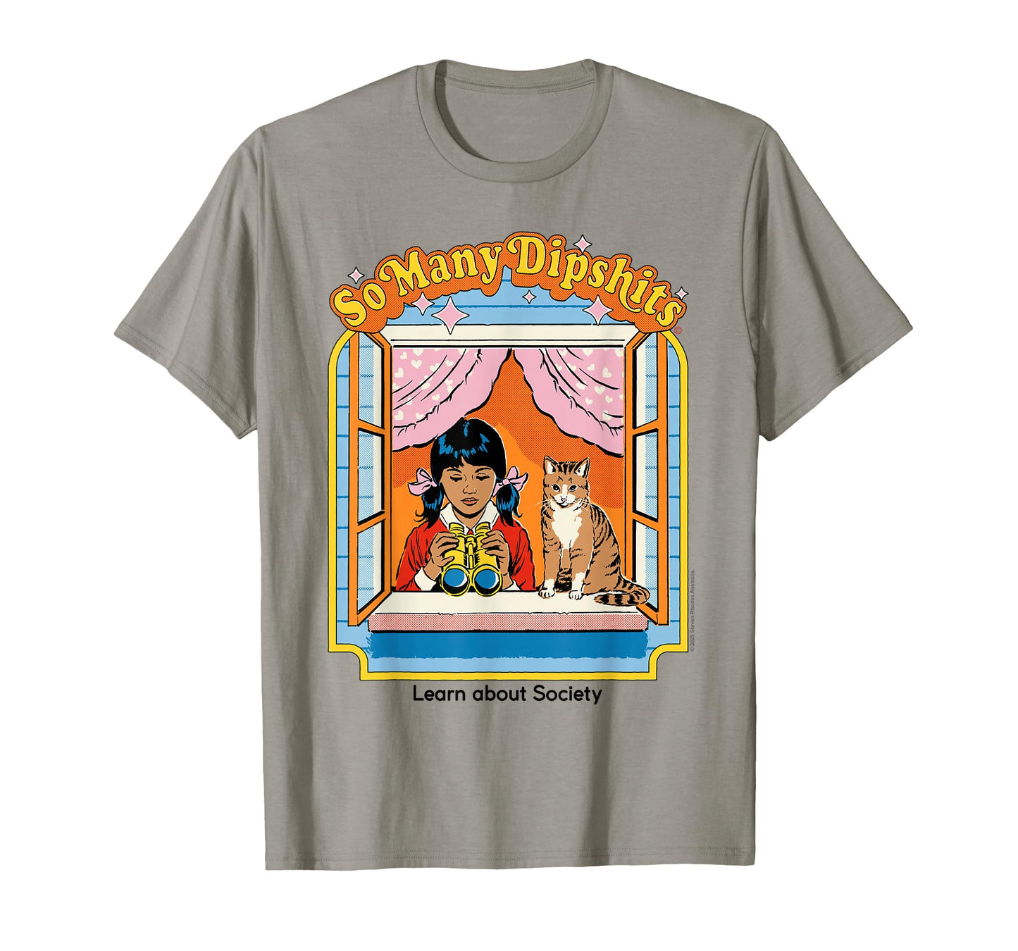 So Many Dips Cat Sarcastic Retro Vintage Funny Adult Humor T-Shirt