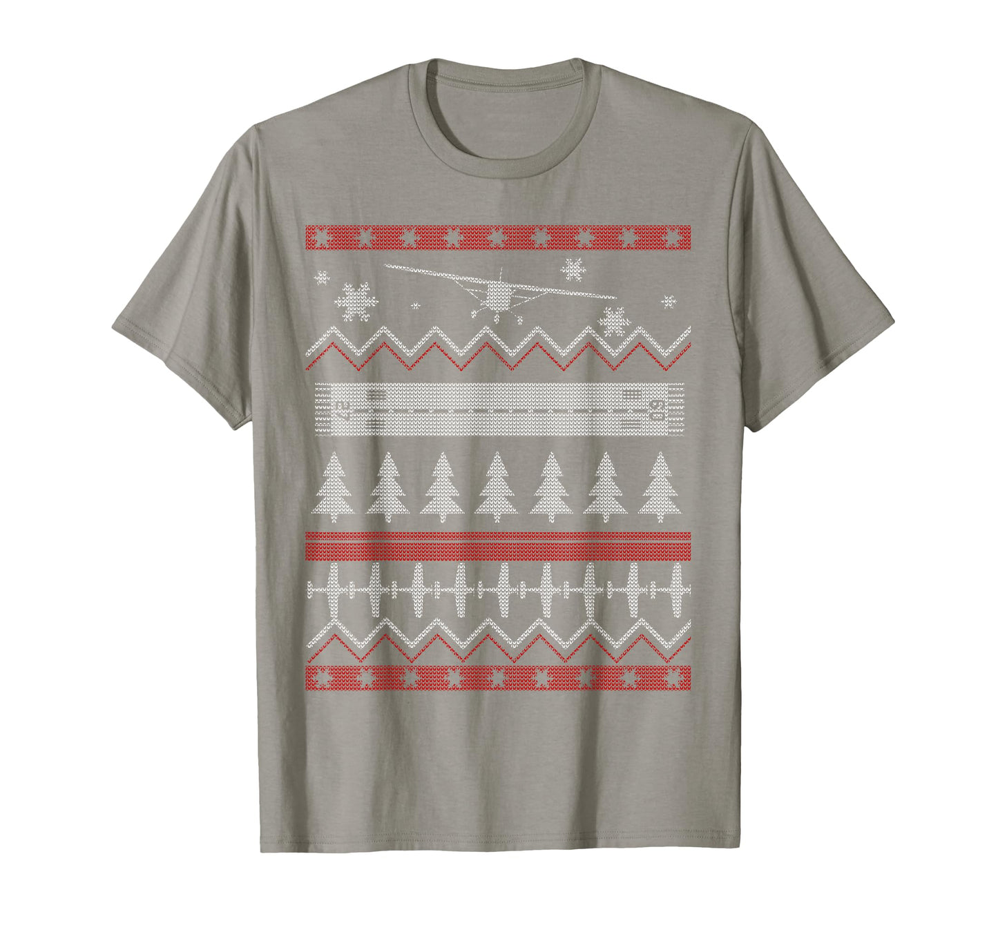 A GA Christmas Ugly Christmas "Sweater" Xmas Pilot T-Shirt