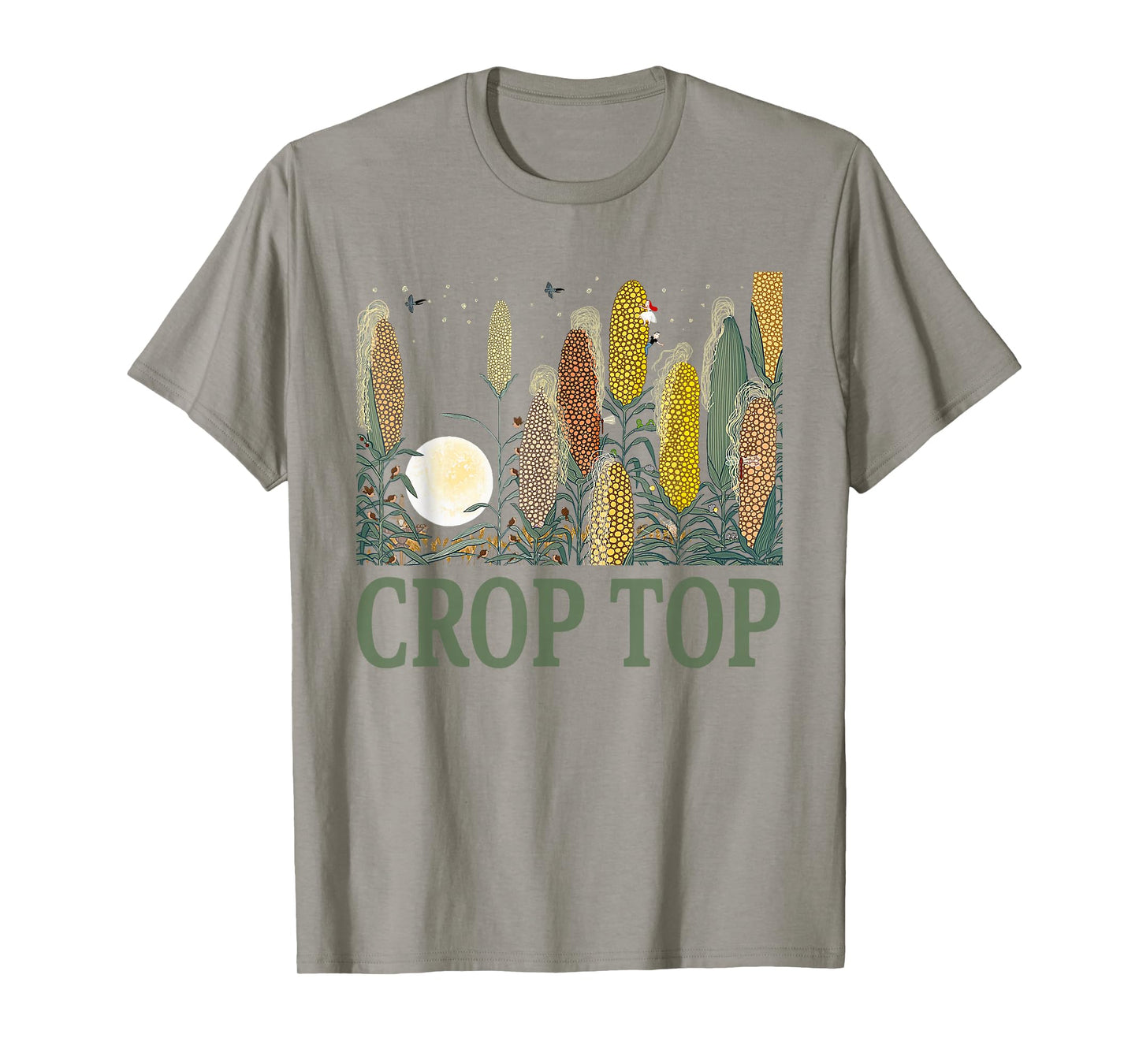 Crop Top Corn Farm Life Midwest Sarcasm T-Shirt