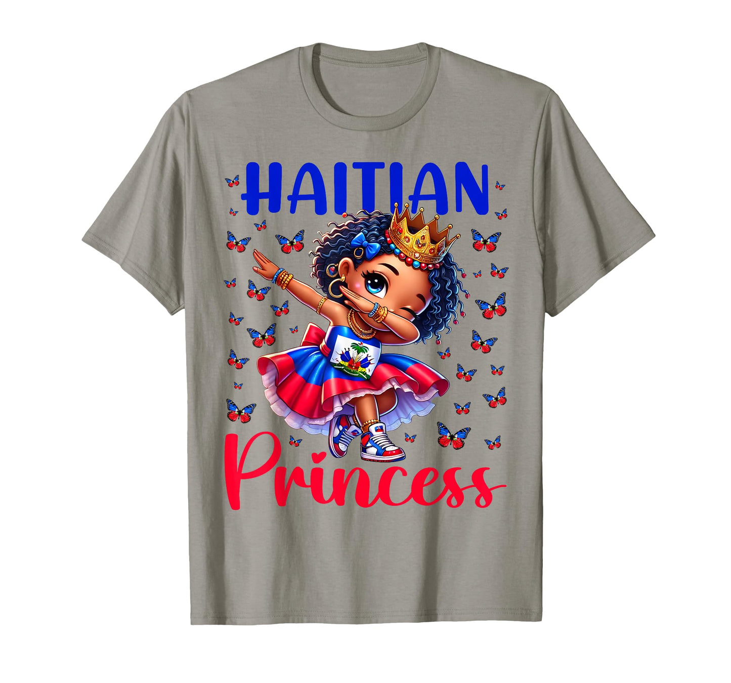 Haitian Princess Dabbing for Girls & Kids T-Shirt