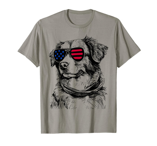 Nova Scotia Duck Tolling Retriever Toller Dog 4th July USA T-Shirt for Men Women Kids