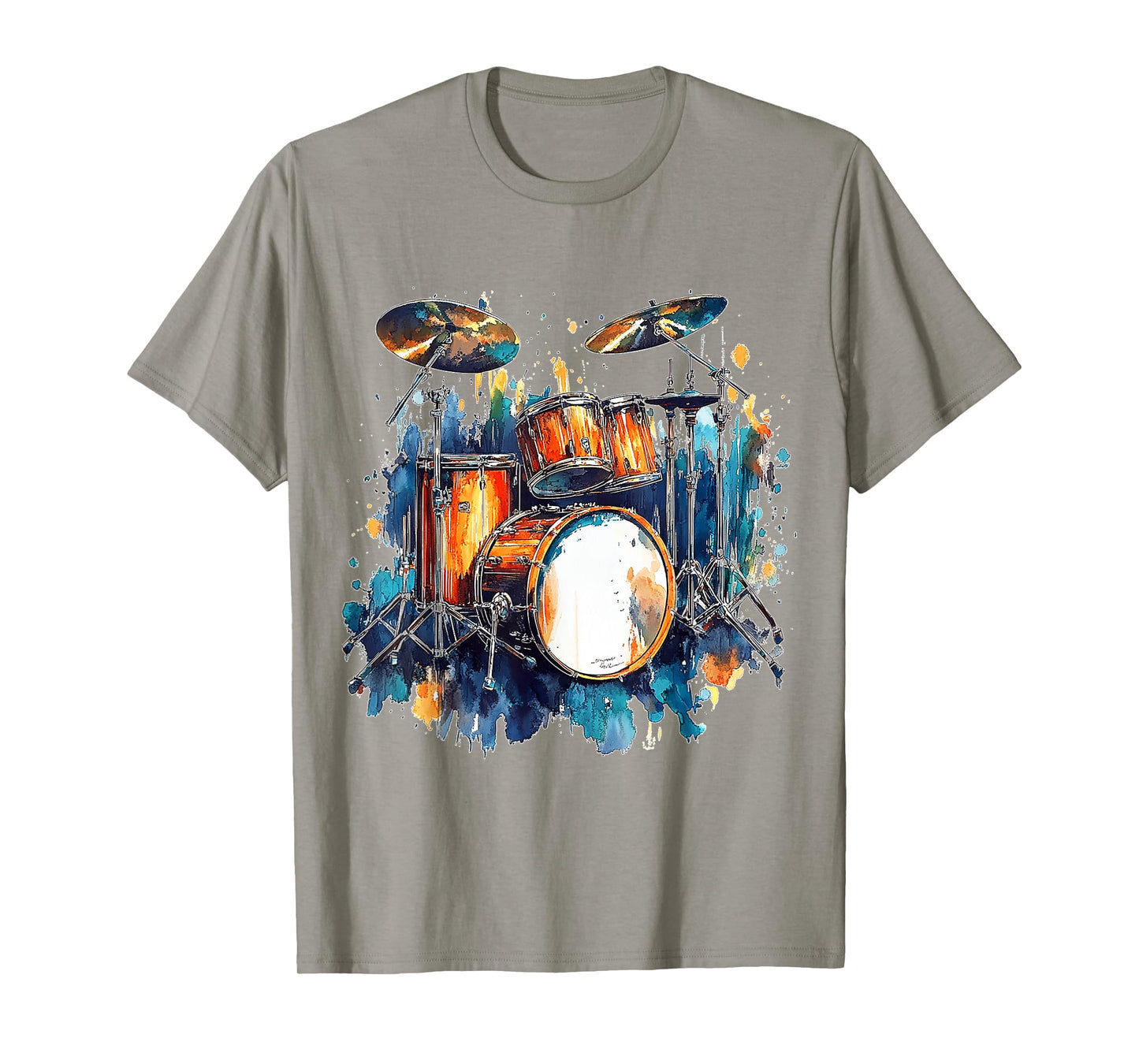 Drums Music Instrument Motif Art Drums T-Shirt