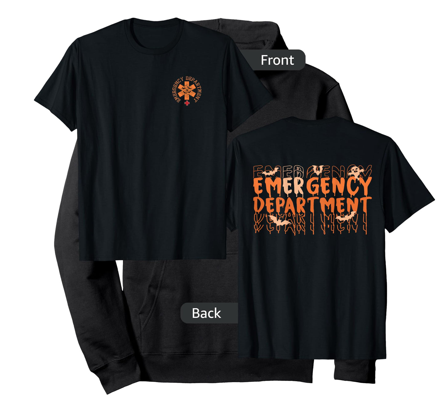 Emergency Department Halloween Emergency Nurse Halloween T-Shirt