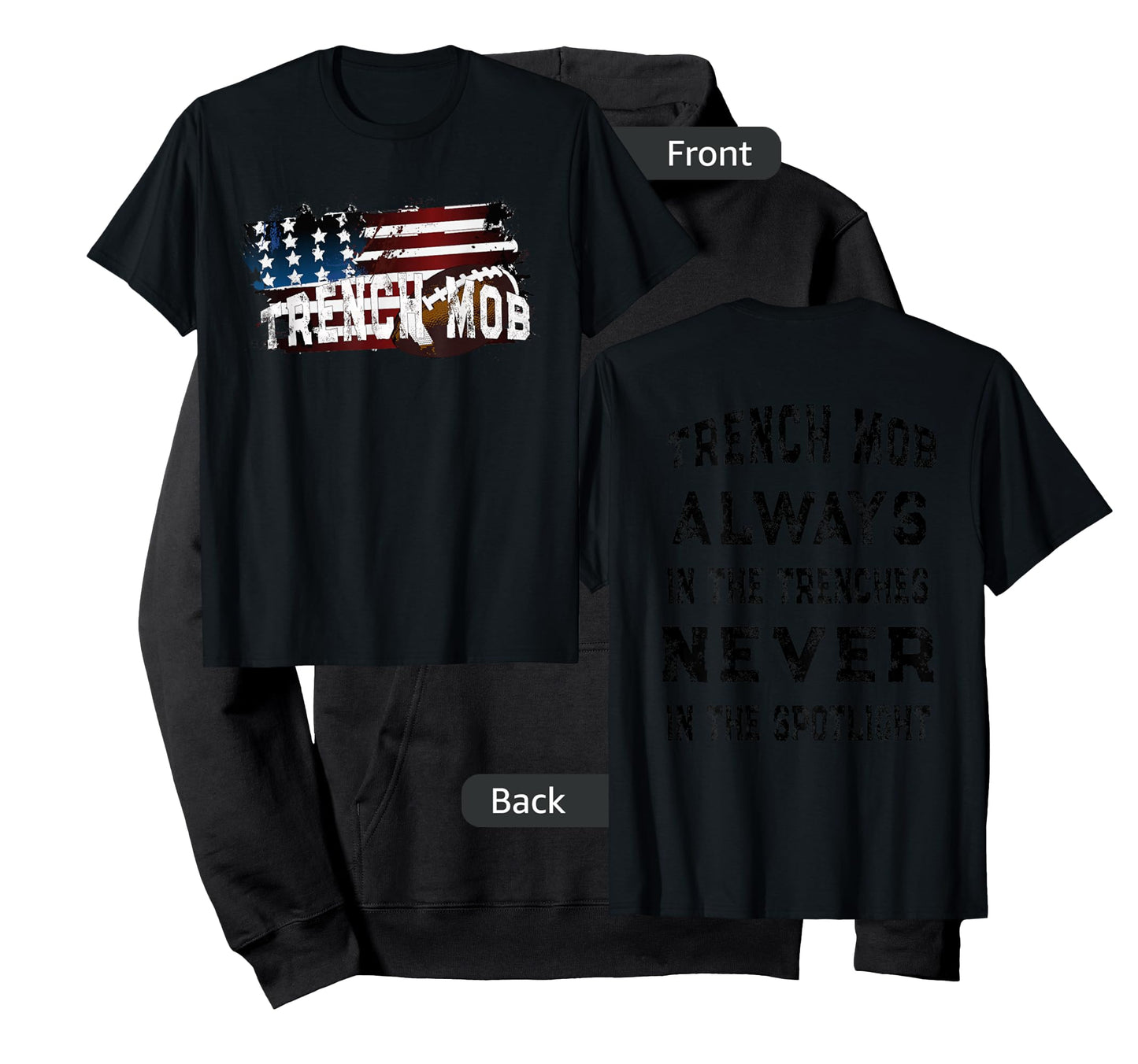 Trench Mob - Football Lineman T-Shirt T-Shirt