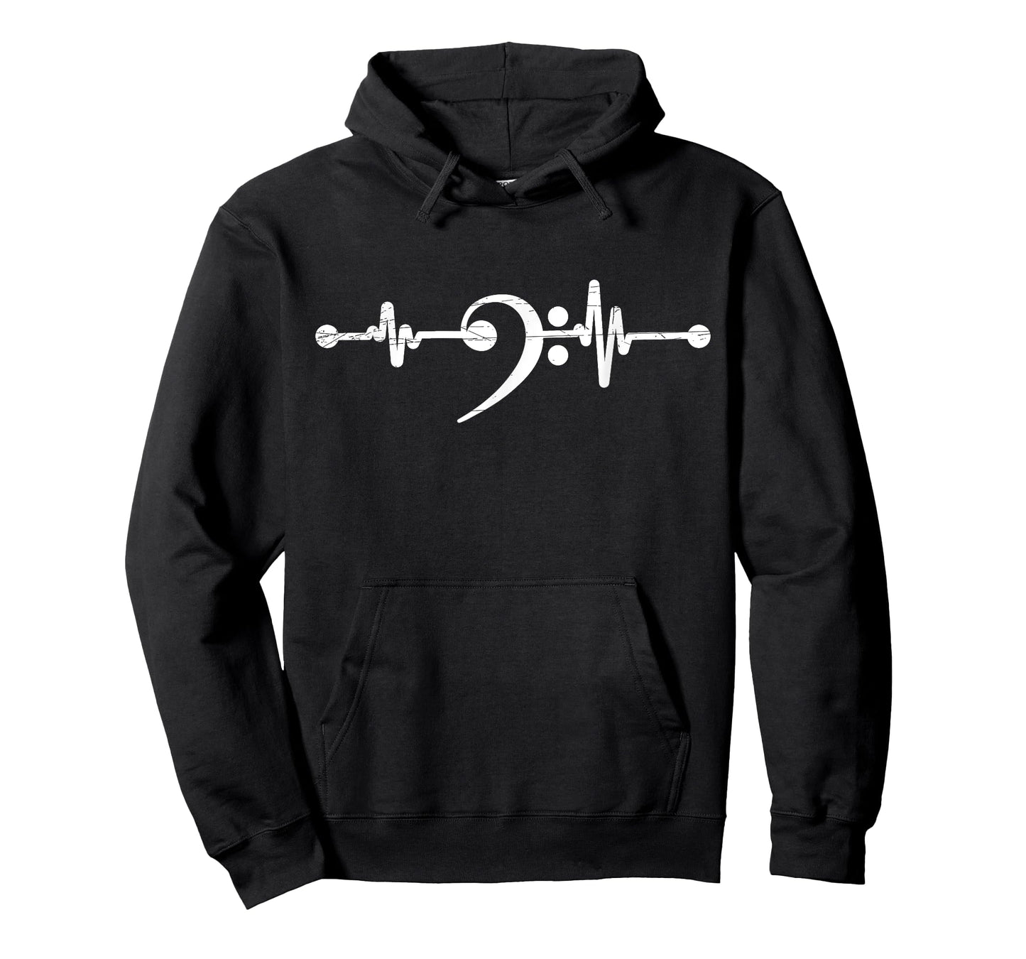 Bass Clef Musician Heartbeat Music Note Bass Clef T-Shirt