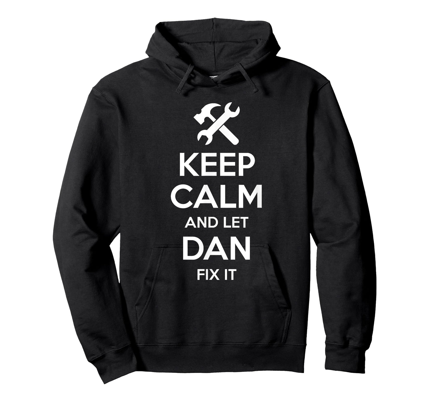 Custom Christmas Fathers Day Engineer Name For Men DAN Fix Quote Funny Birthday Personalized Name Gift Idea T-Shirt