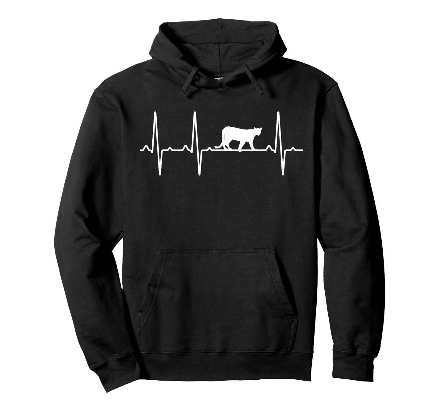 Cougar Heartbeat Gift For Men Women Puma Animal Lover T-Shirt