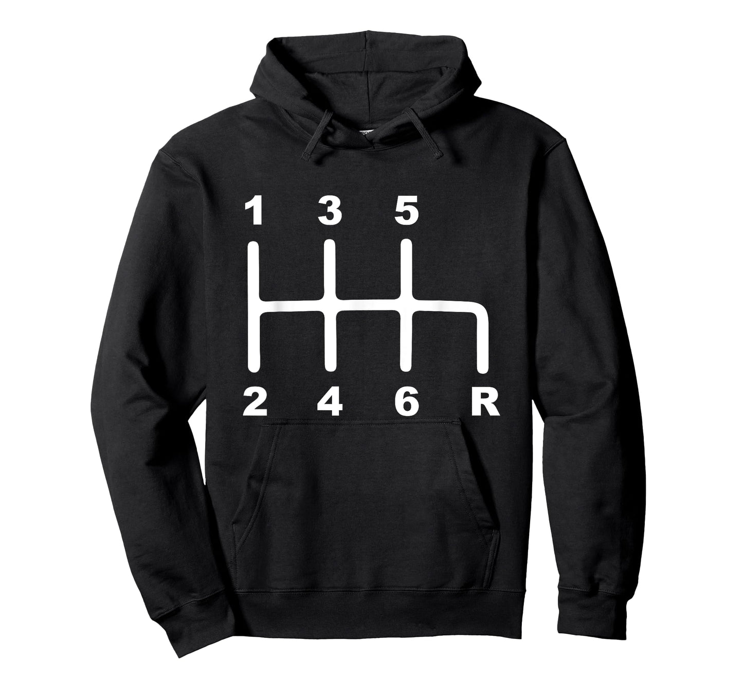 6 Speed Manual Transmission Shift Pattern Car T-Shirt