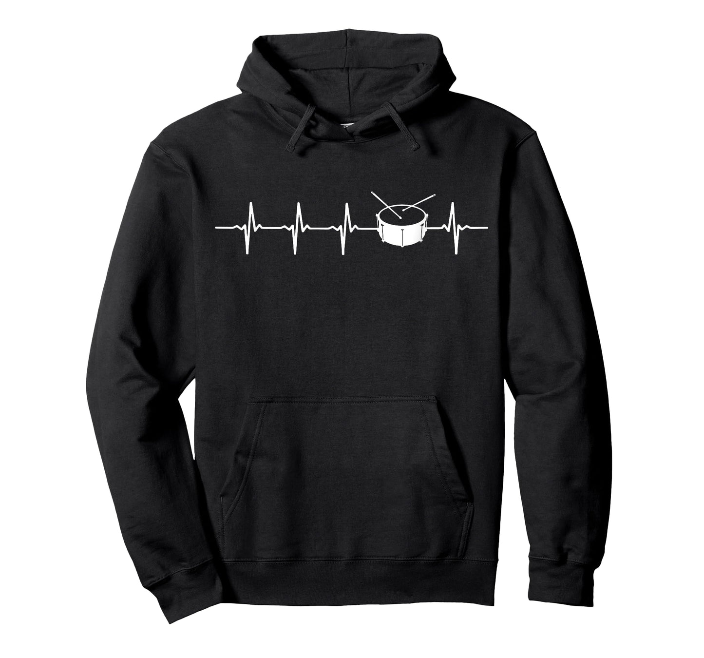 Drums Heartbeat Pulse Marching Band Drumline Snare T-Shirt