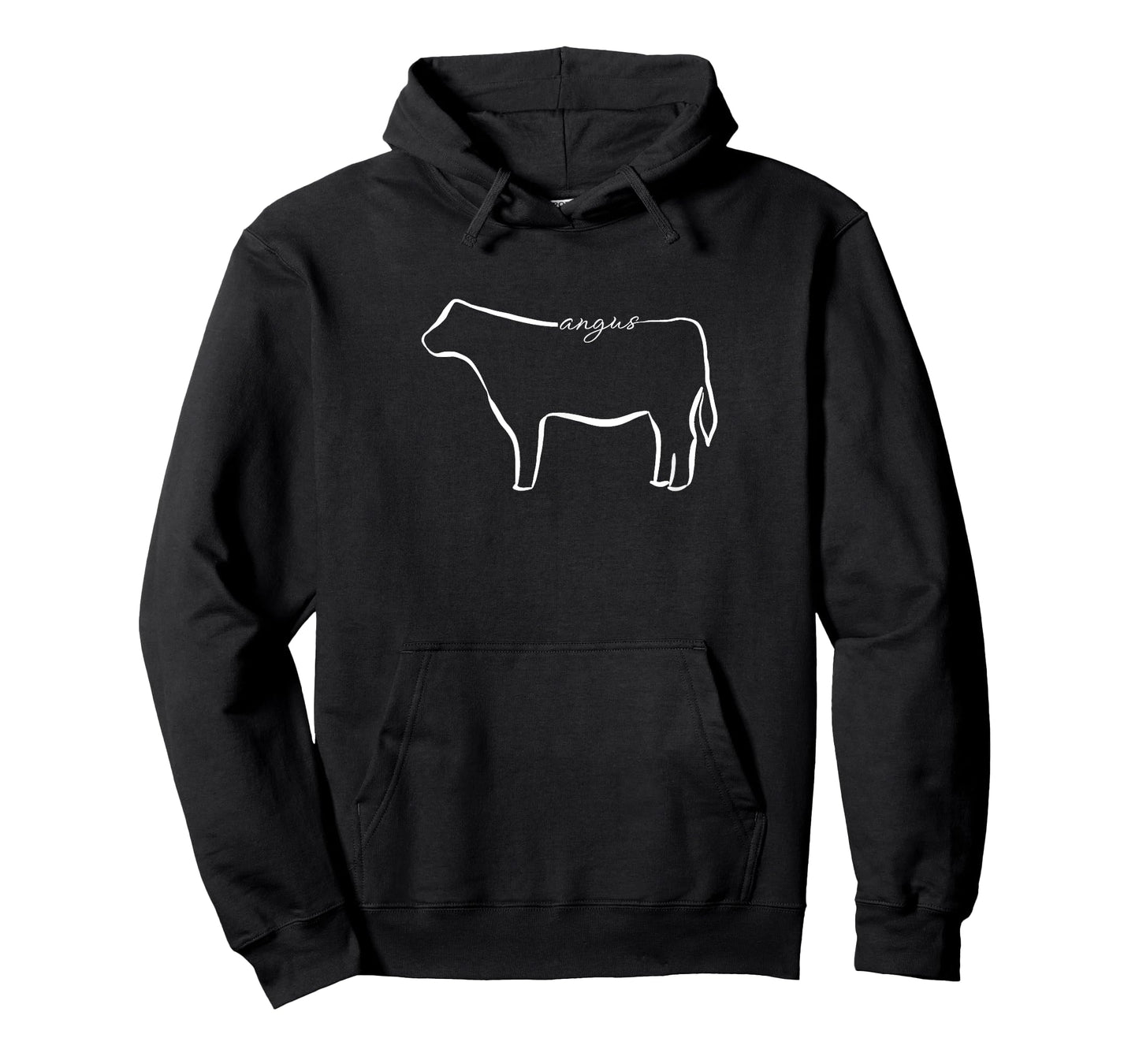 Angus Cow Line Art T-Shirt
