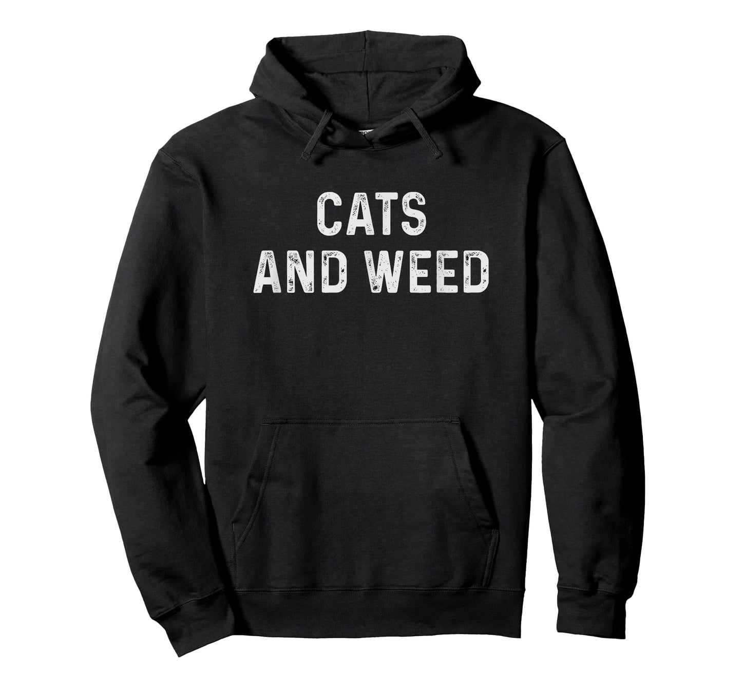Cats And Weed Funny Cannabis Stoner Marijuana Cat Mom Dad Men Women T-Shirt