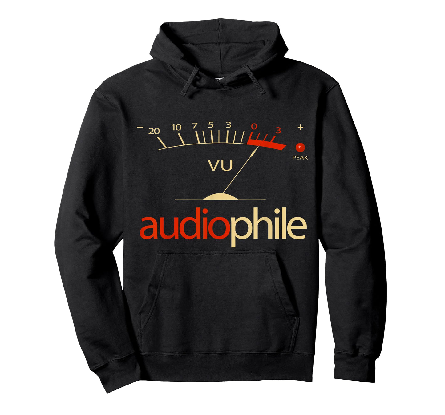 VU Meter Hi-Fi Vintage Stereo Audiophile T-Shirt