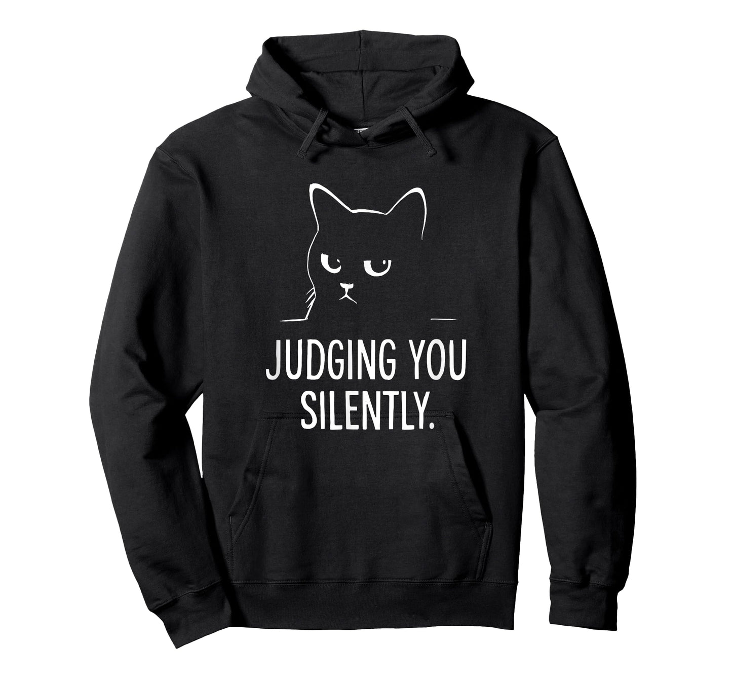 Judging You Silently Cat Shirt Funny Saying Men Women T-Shirt