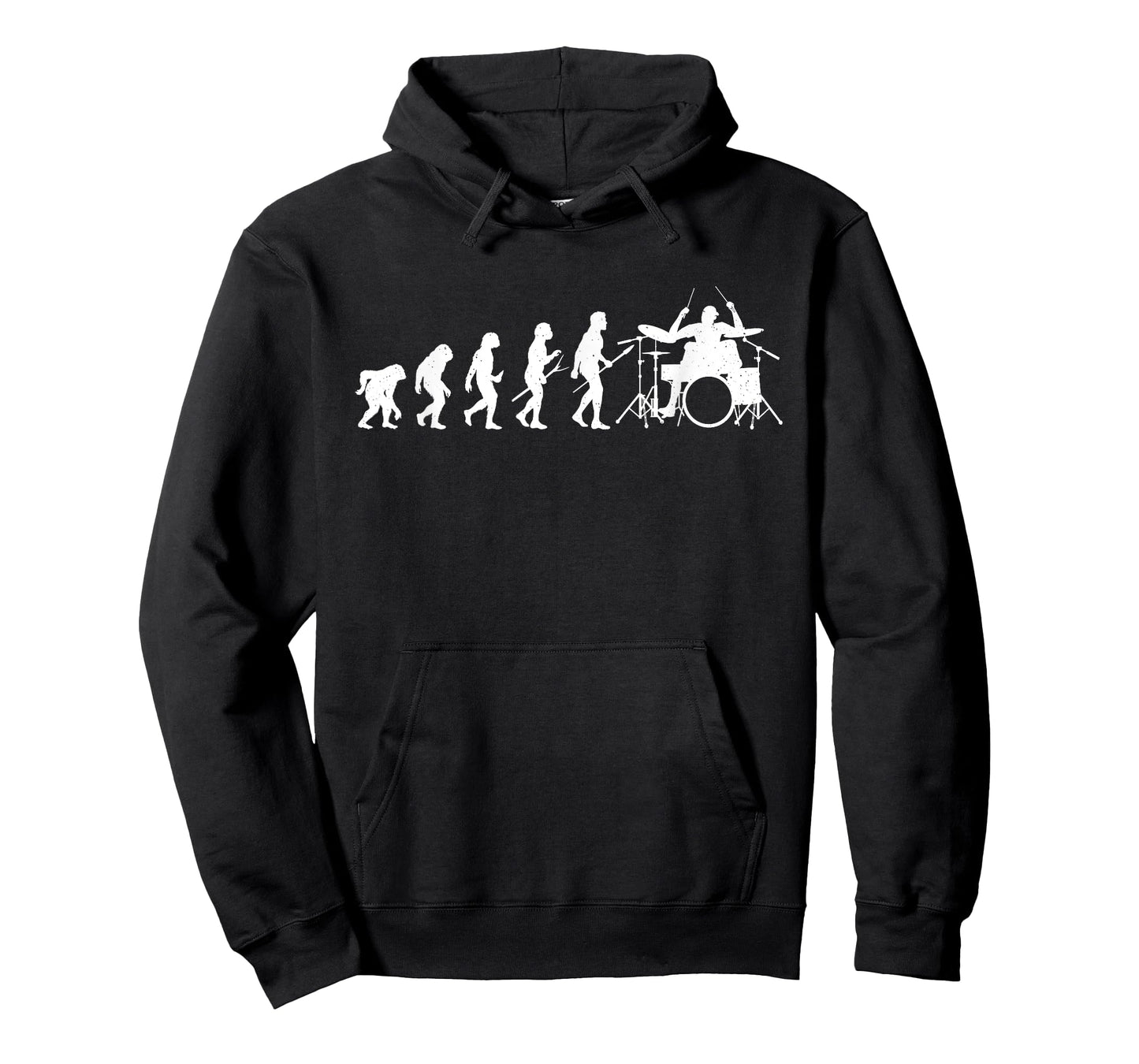 Funny Drumming Shirts - Evolution Of Drummer - Percussionist Band Drumming T-Shirt - Black - Small - Short Sleeve - Unisex-Adults, Unisex-Kids
