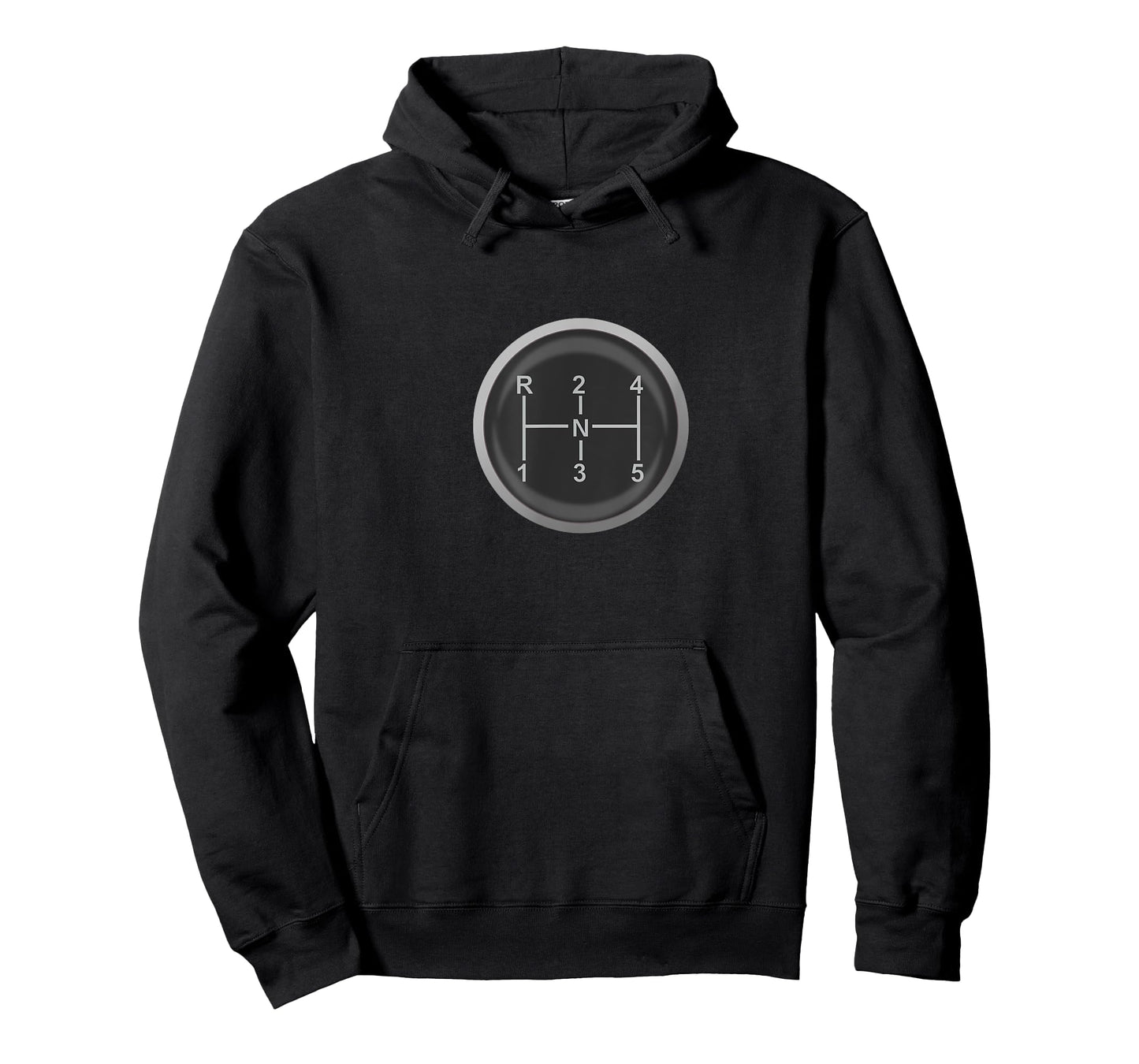 5 Speed Manual Transmission Dogleg Gear Shift Pattern Car T-Shirt