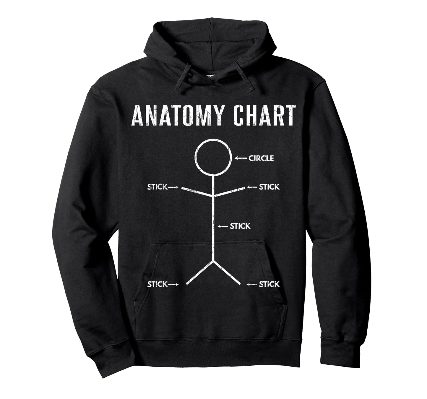 Anatomy Chart Funny Medical School Students Graphic T-Shirt
