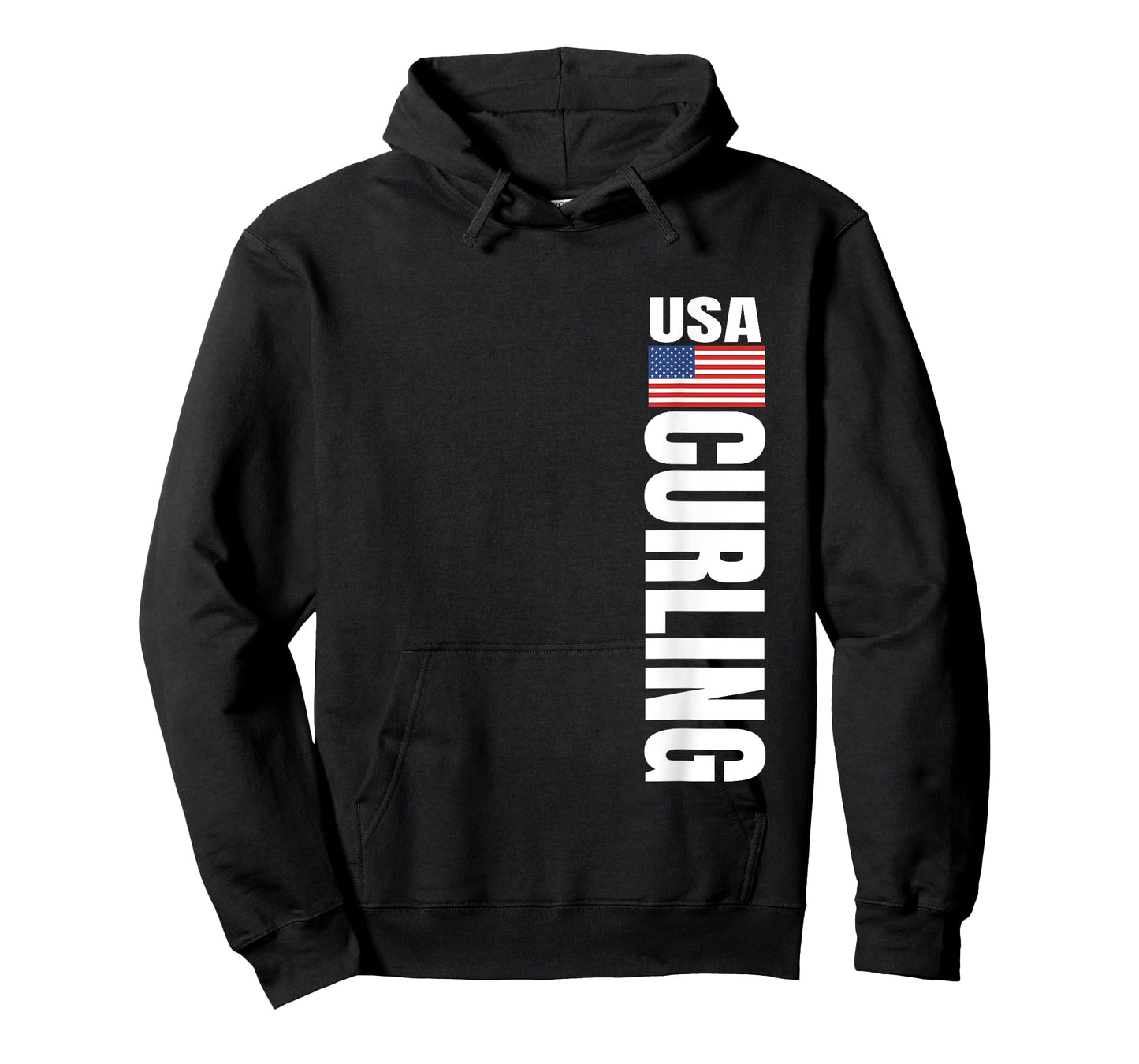 Curling USA Team American Flag Rink Women Men T-Shirt