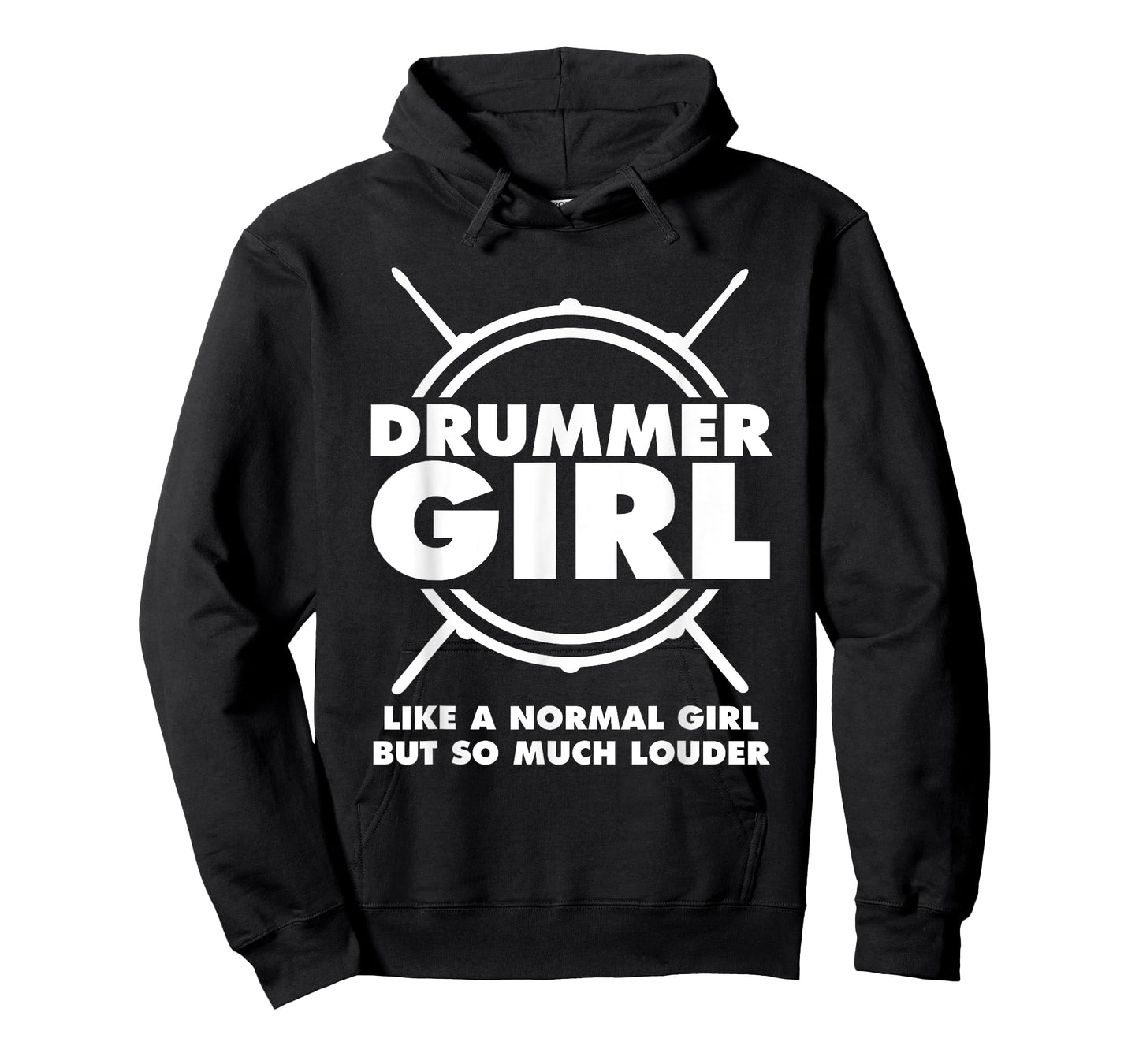 Funny Drummer Art For Girls Women Drumming Drum Set Drummer T-Shirt