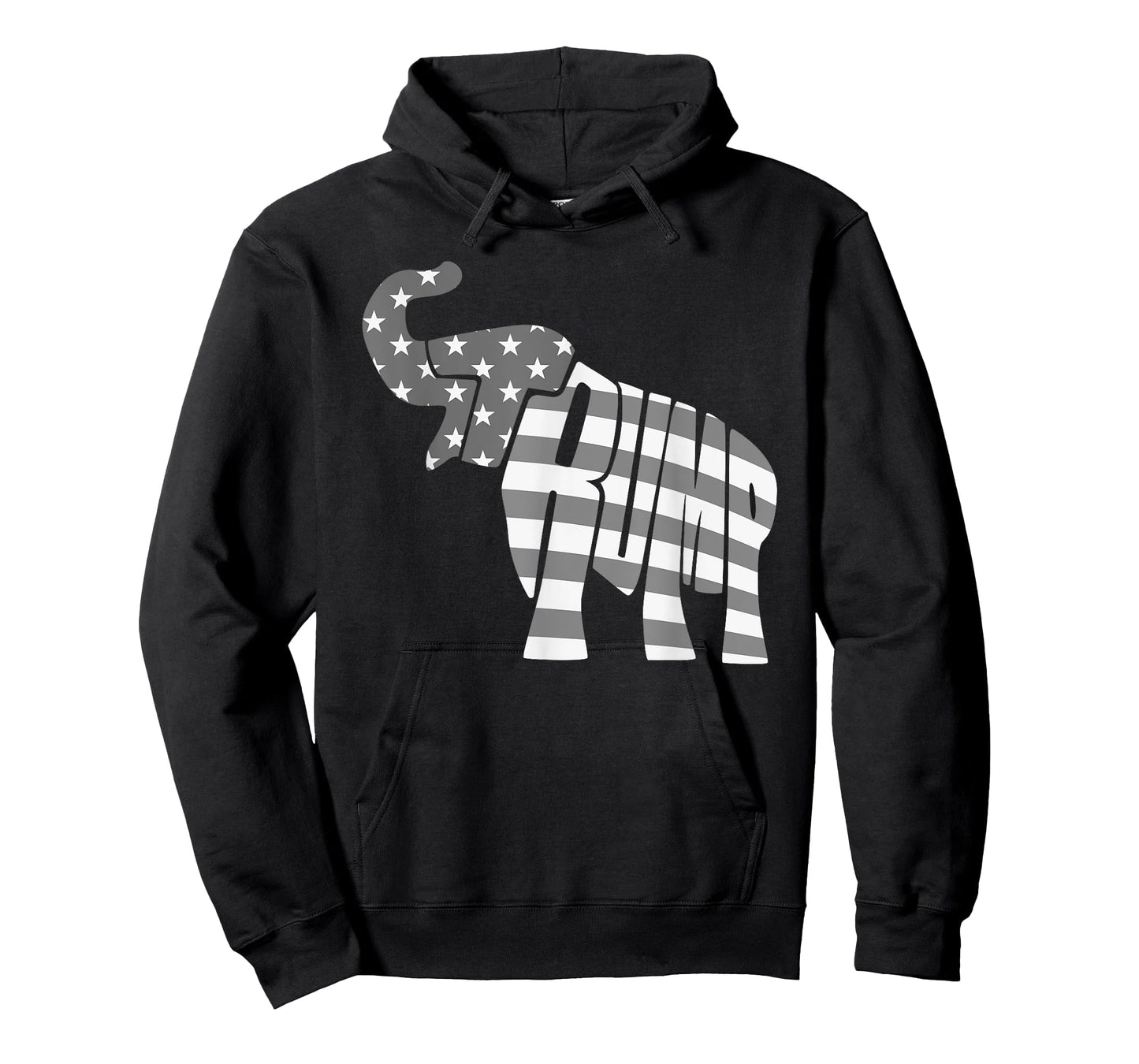 Cute Trump Gift | Proud American Flag Elephant For Men Women T-Shirt