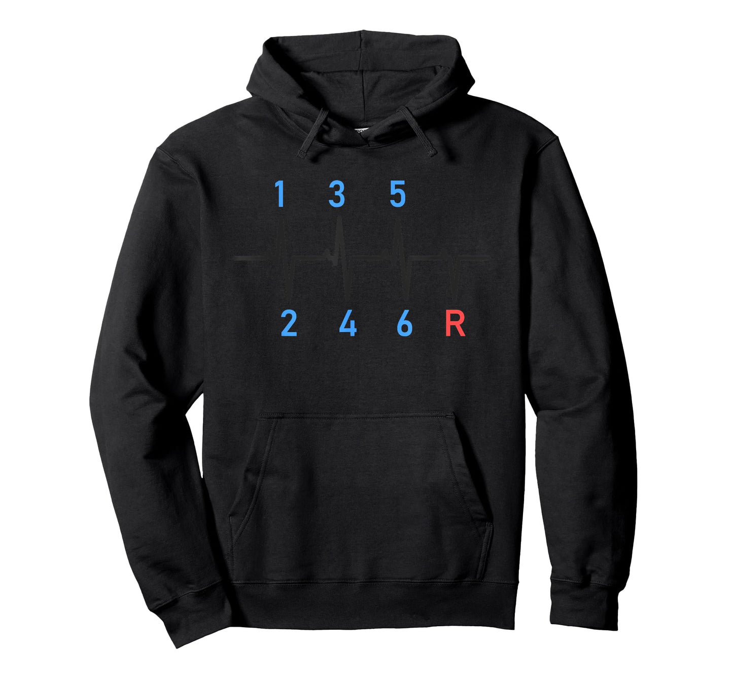 6 Speeds Gear Shift Manual Transmission Funny Car Race Gift T-Shirt