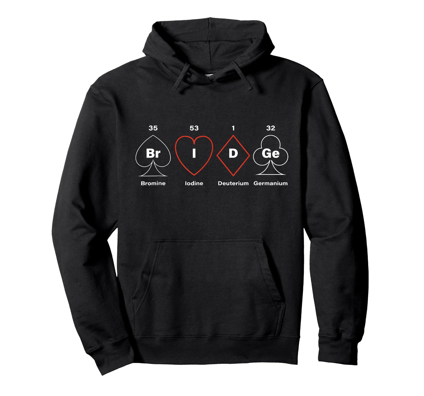 Contract Bridge Bidding Duplicate Card Game Periodic Player T-Shirt