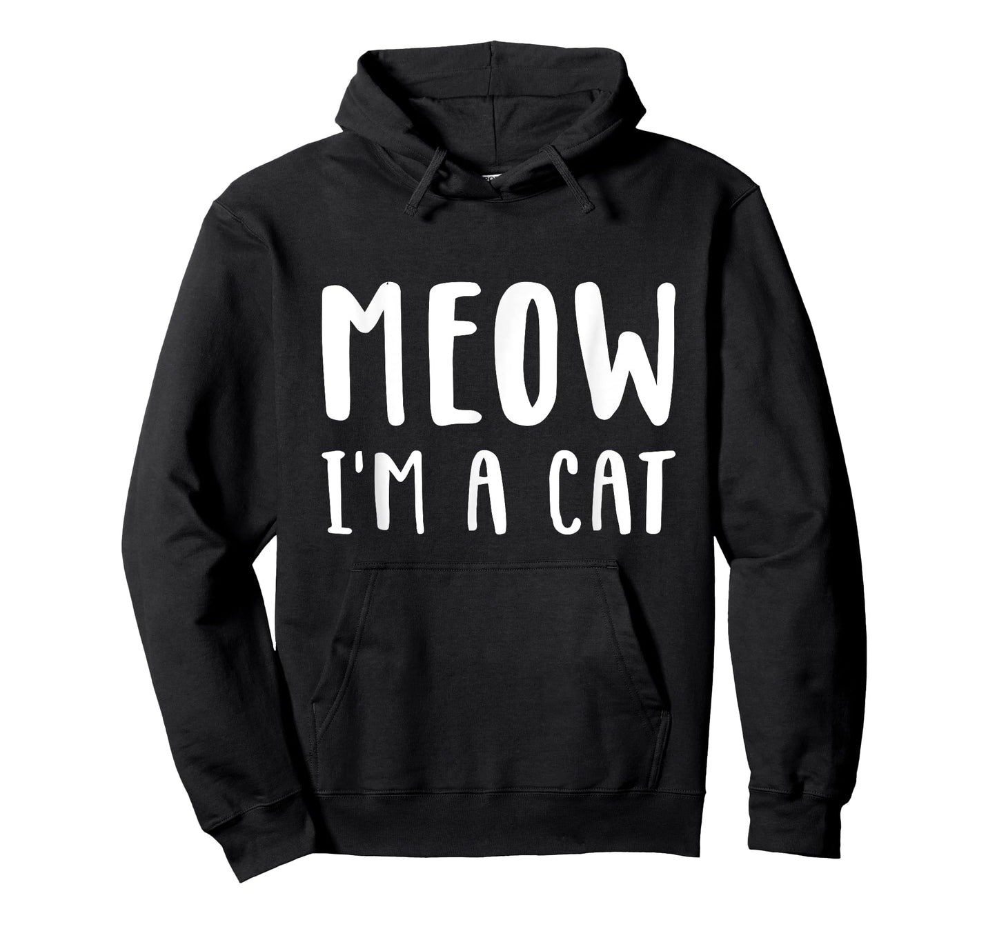 Meow I'm a cat Funny Lazy Animal Halloween Costume T-Shirt