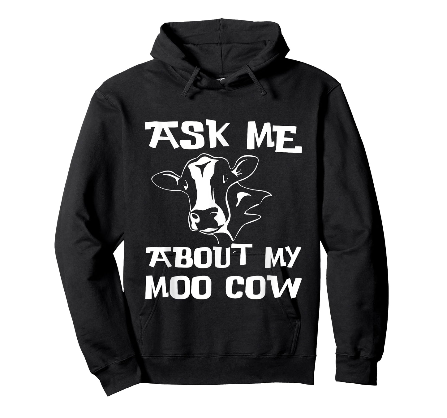 Ask me about my moo cow T-shirt Farmer Kids Fun T-shirt