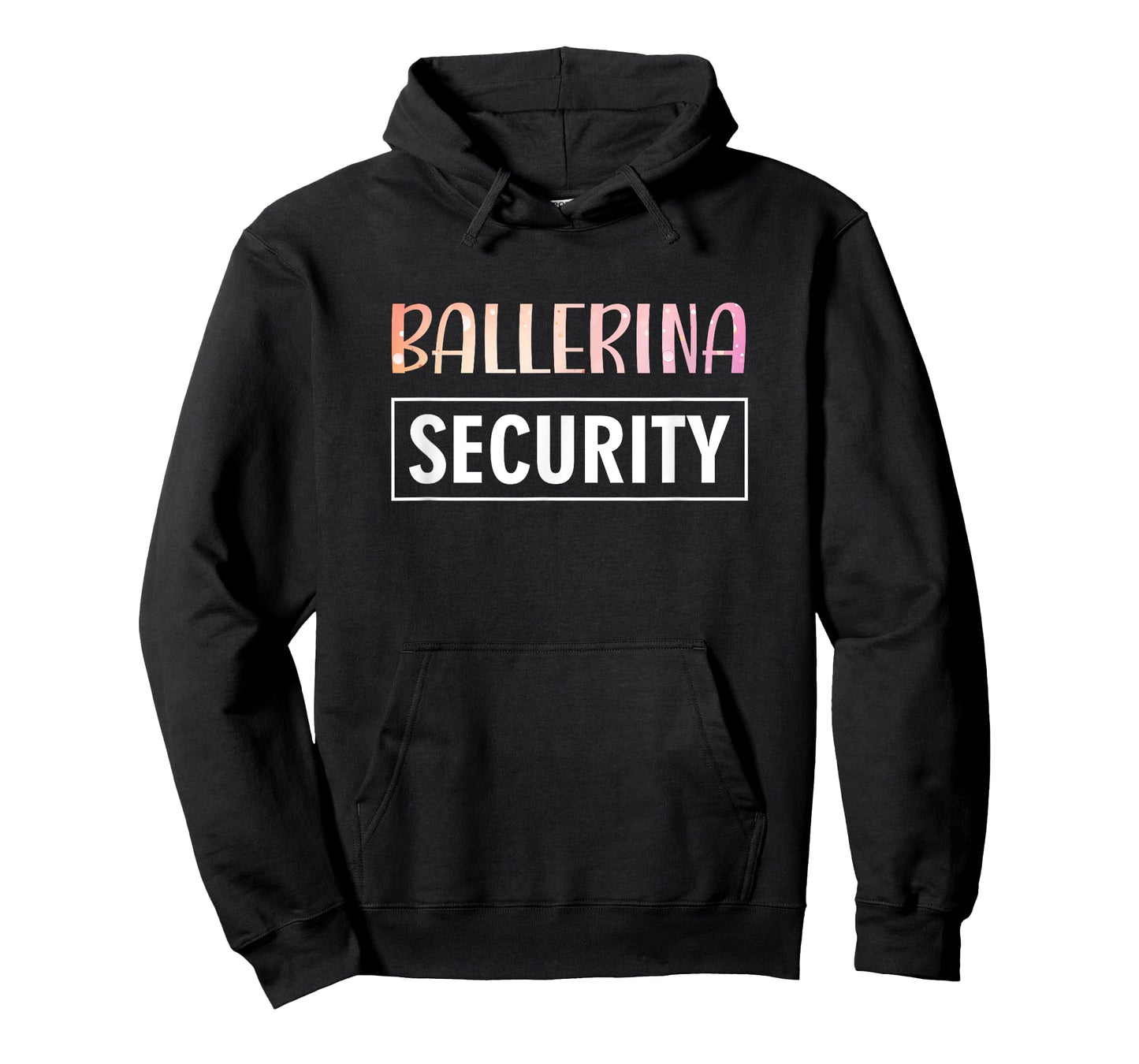 Ballerina Security Parents Dads Moms Funny Halloween Costume T-Shirt