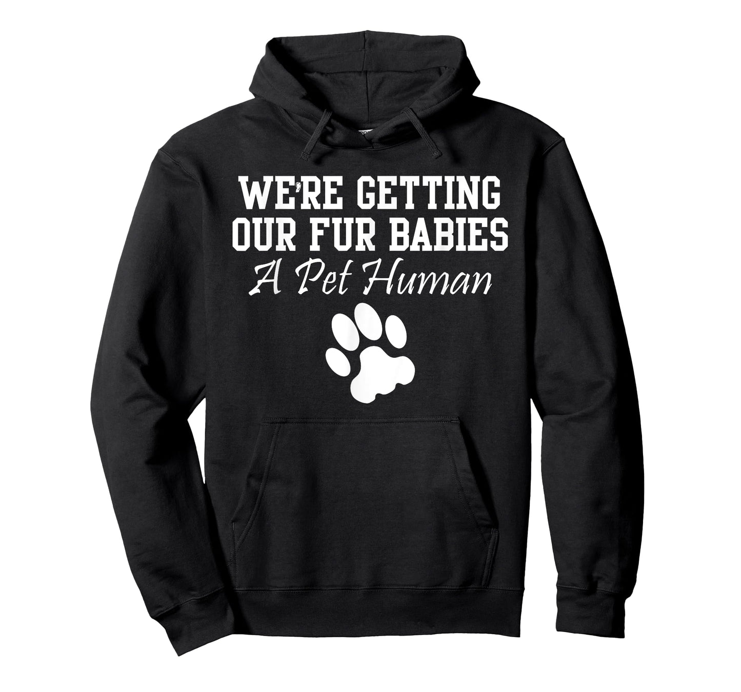 Funny Maternity Shirt Fur Babies Cat Dog Pregnant Pet Human T-Shirt