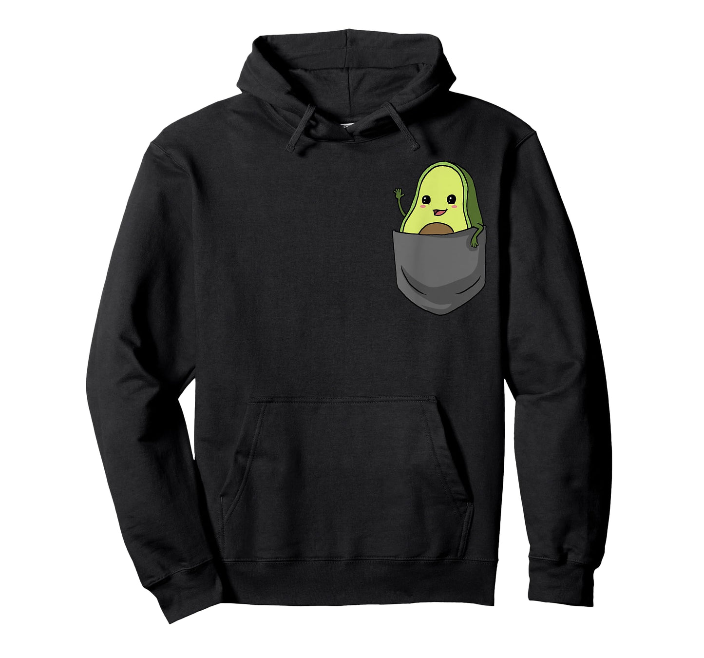 Avocado Pocket Funny Avocado in Pocket T-Shirt Small