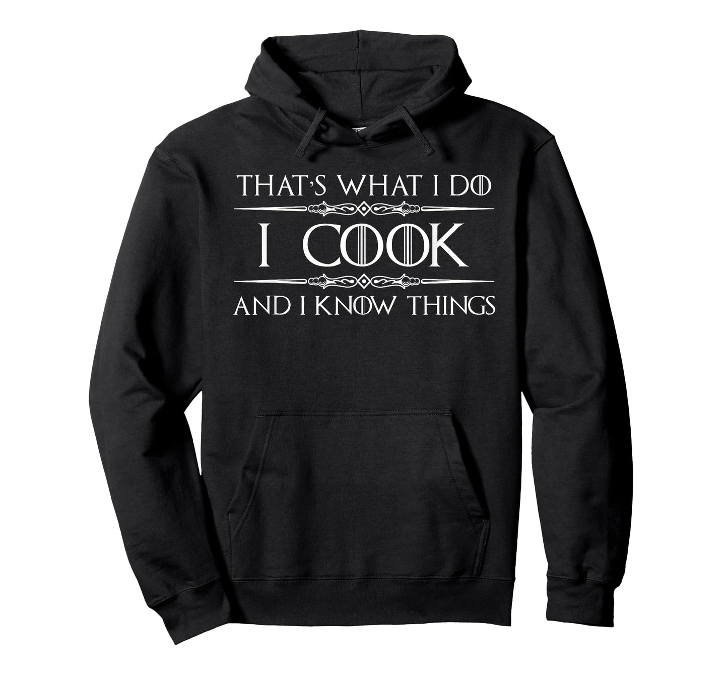 Chef and Cook Gifts - I Cook and I Know Things Funny Cooking T-Shirt